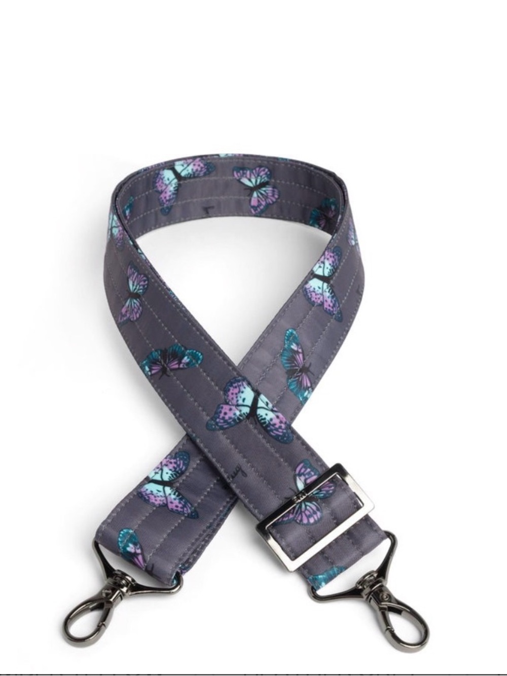Lug Adjustable 1.5” Bag Strap NWT Butterfly Grey